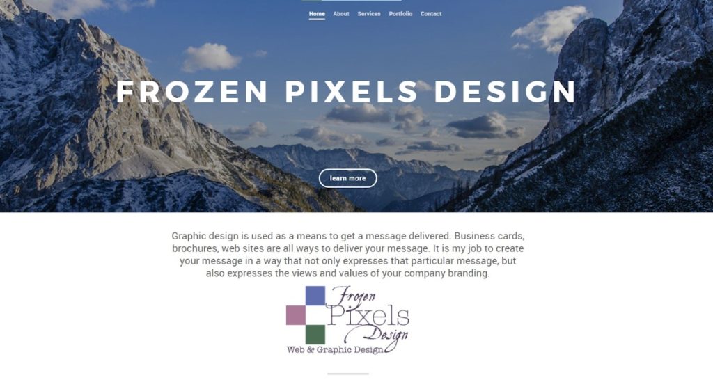 Frozen Pixel Design - web development company